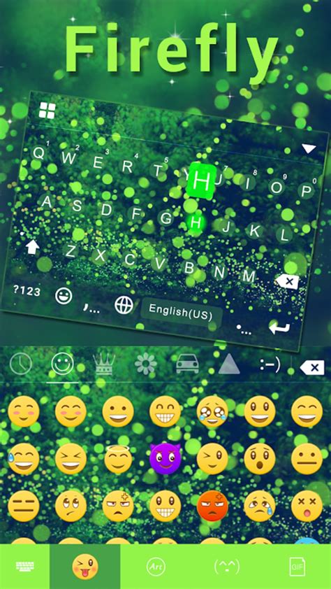 Android 용 Firefly Kika Keyboard Theme APK 다운로드