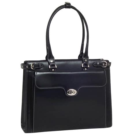 Mcklein W Series Winnetka Leather Ladies Briefcase With Removable Sleeve 94836 Luggage Pros