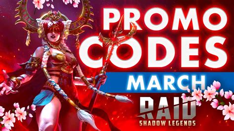 RAID Shadow Legends Promo Codes 2023 MARCH YouTube