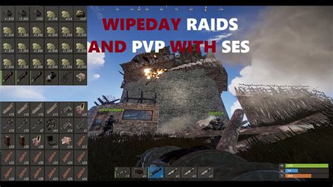 Rust Wipeday Online Raids And Pvp With Ses Youtube