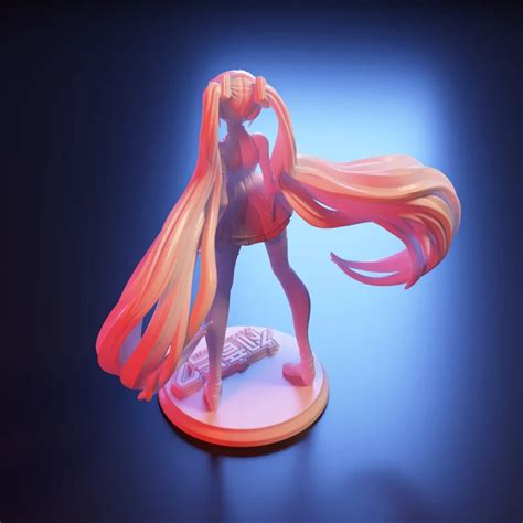 Anime Miku Hatsune Figure Digital 3d Files To Download 3d Etsy Russia