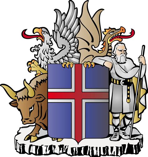 Image Result For Iceland Crest Coat Of Arms Heraldry Iceland Flag