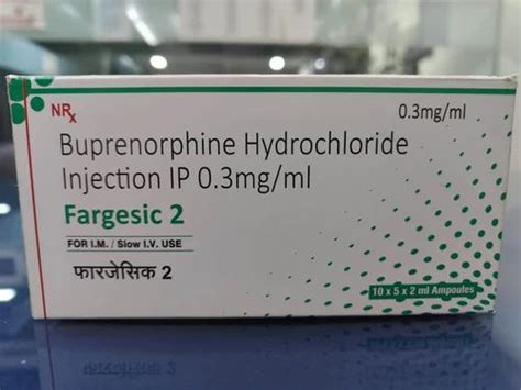 Inj Buprenorphine Hydrochloride Ml At Rs Vial In Ankleshwar