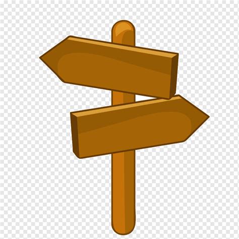 Wood Arrows Sign Template Angle Cartoon Png PNGWing