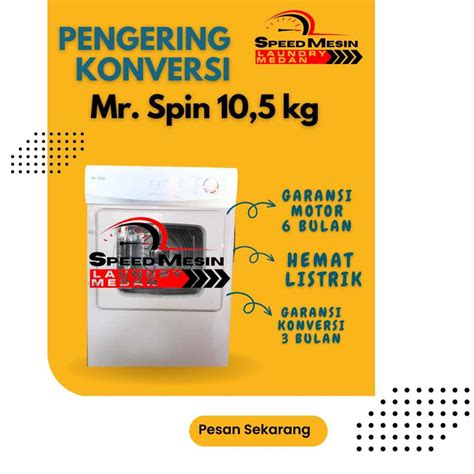 Jual MESIN PENGERING LAUNDRY MR SPIN 10 5KG MEDAN Shopee Indonesia