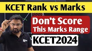 Kcet 2024 Kcet Marks Vs Rank 2024 Kcet Rank Vs Marks 2024 Kcet Rank