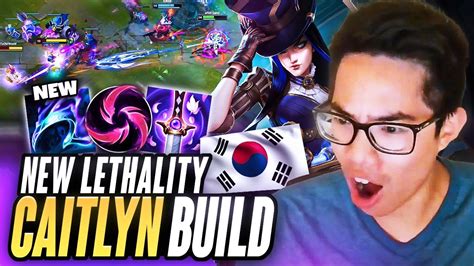 I Tried This New Hail Of Blades Korean Caitlyn Build YouTube