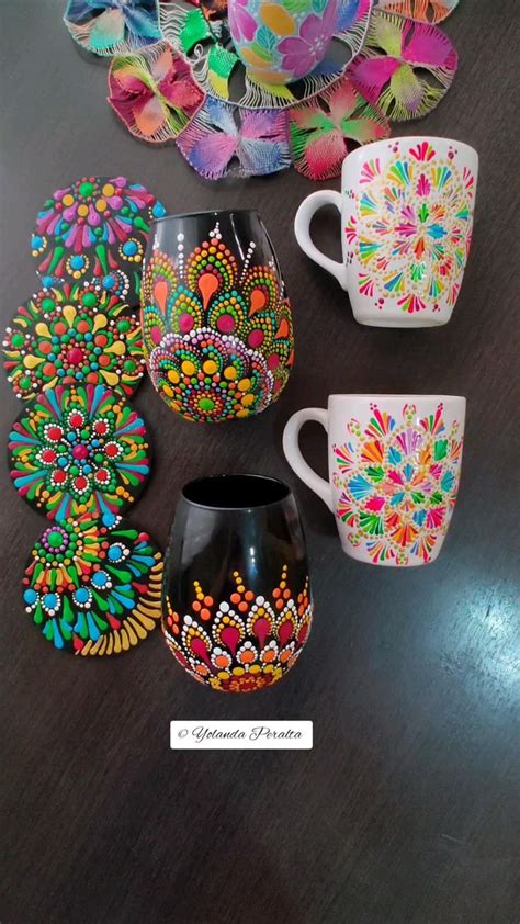 Mug Puntillismo Mandala Tazas personalizadas Dotting Tazas de café