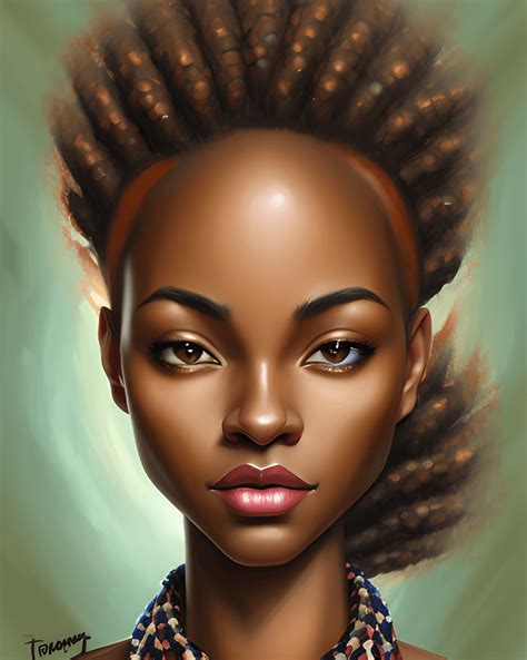 Beautiful African American Woman · Creative Fabrica