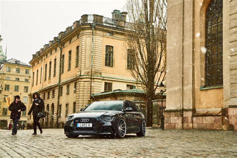 Audi Rs6 C7 Black Ferrada Fr4 Wheel Front