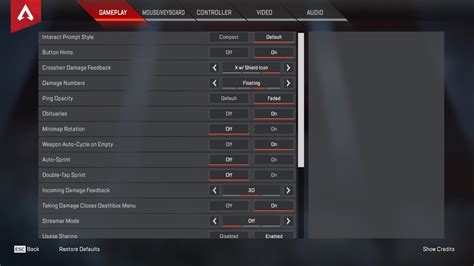 Best Console Settings For Apex Legends Dot Esports