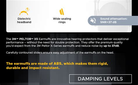 Hearing Protectors 3M Peltor X5A (3M-X5A-EU) - Świat Zatyczek