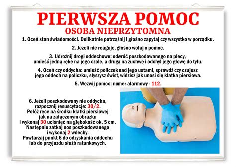 Plakat Dydaktyczny Pierwsza Pomoc BHP 50x36 10660838167 Allegro Pl