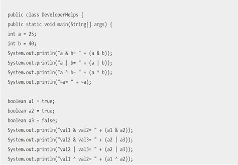 Logical And Or Operator In Java