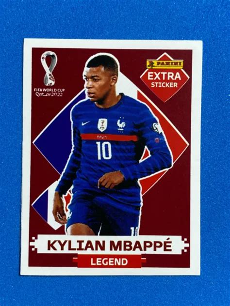 Panini World Cup Qatar Extra Sticker Base Kylian Mbappe Ed