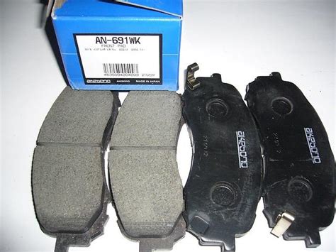 Тормозные колодки Akebono — Subaru Forester (SG), 2 л, 2006 года ...