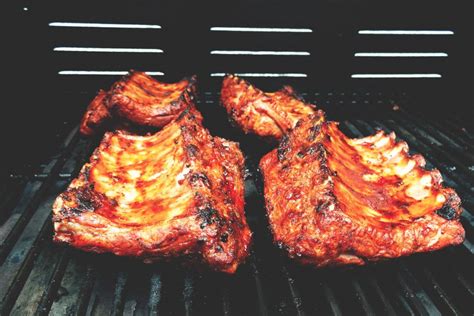 Grilled Beef Ribs With Sweet Smoky Barbecue Sauce Simply Meat Smoking