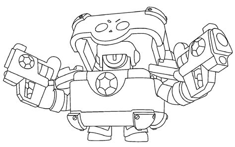 Darryl Brawl Stars Kleurplaat El Rudo Brawl Stars Coloring Page Images And Photos Finder