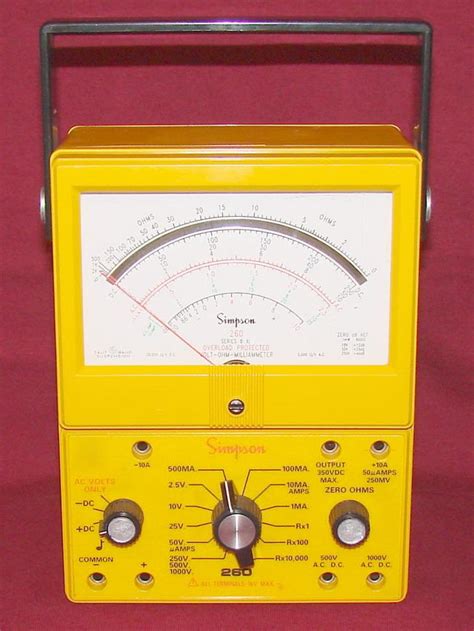 Simpson Xi Volt Ohm Milliammeter