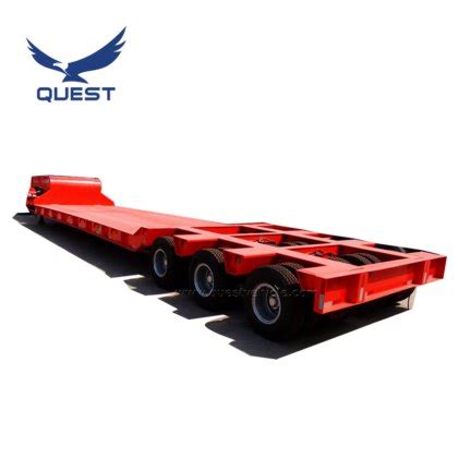 Quest Excavator Loader Lowboy Lowbed Semi Trailer Lines Axles