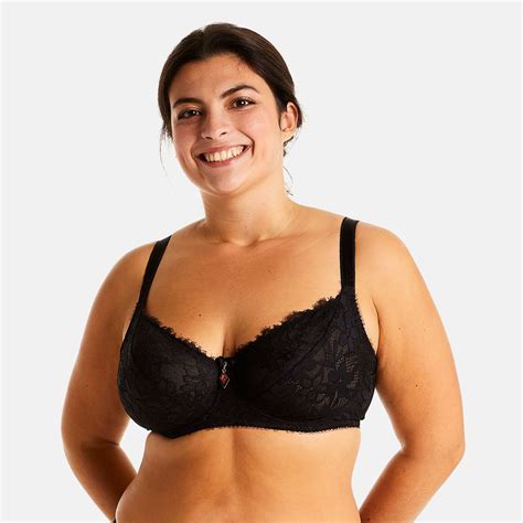 Soutien Gorge Armatures Grand Maintien Noir Shaker Pommpoire