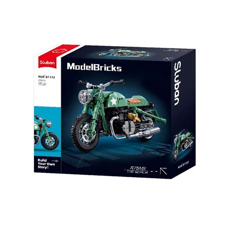 Sluban Model Bricks R75ms Motorcycle 215pcs Educanda