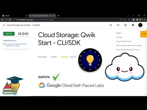 Cloud Storage Qwik Start Cli Sdk Gsp Solution Youtube