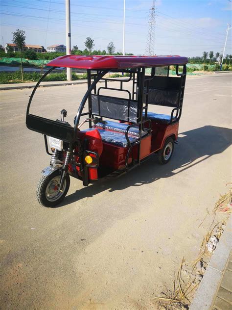 Upgraded 60v 1000w 3 Wheel Electric Tricycle Electric Passenger Rickshaw In India Auto