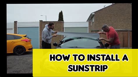 How To Install A Sunstrip WIDEBODYKIT TOYOTA GT86 YouTube