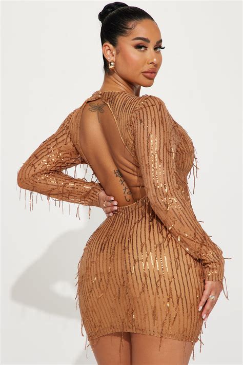 The Moment Sequin Mini Dress Gold Fashion Nova Dresses Fashion Nova