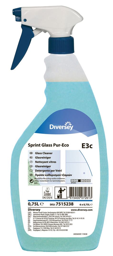 Cleaner Glass Taski Sprint Pur Eco 750ml Cmn370 Per 6 Instock Group