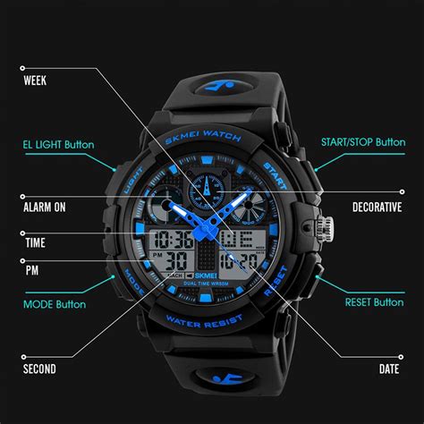 Cheap Skmei Luxury Men Sports Led Digital Watch Military Wristwatch