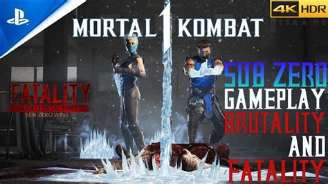 Sub Zero Gameplay Flawless Victory Brutality And Fatality Mortal