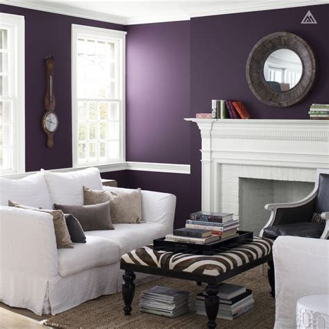 Benjamin Moore Black Raspberry 2072 20 Purple Living Room Coastal