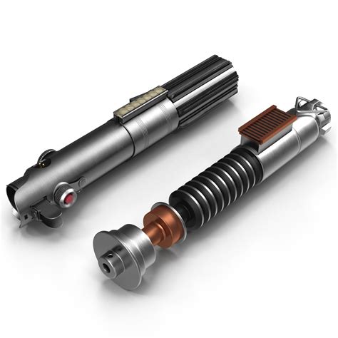 Luke Skywalker Lightsabers D Models Set Model D Ma Max Obj