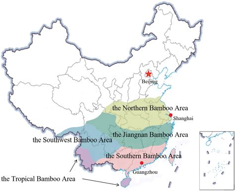 The distribution of bamboo in China | Download Scientific Diagram