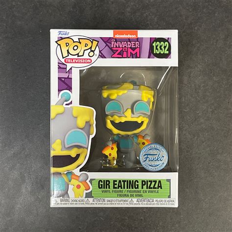 Funko Pop Invader Zim Gir Eating Pizza 1332 Special Edition Boomloot