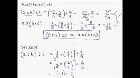 09 Proving Associative Property For Rational Numbers 02 Youtube