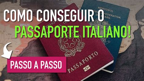 Como Tirar O Passaporte Italiano Passo A Passo Youtube