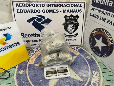 Drogas avaliadas em cerca de R 50 mil são encontradas em encomendas