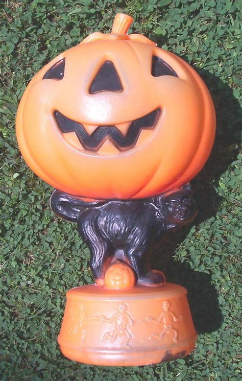 Halloween Soft Plastic Black Cat And Jack O Lantern Light Flickr