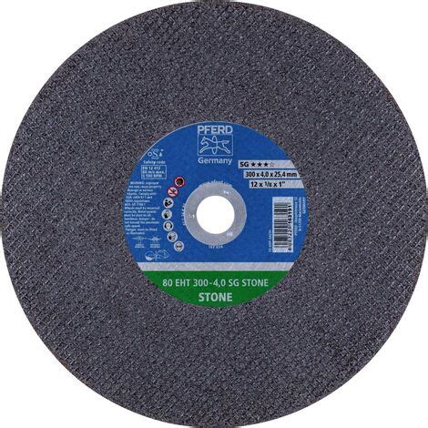 PFERD 80 EHT 300 4 0 SG STONE 25 4 61629325 Disque à tronçonner 300 mm