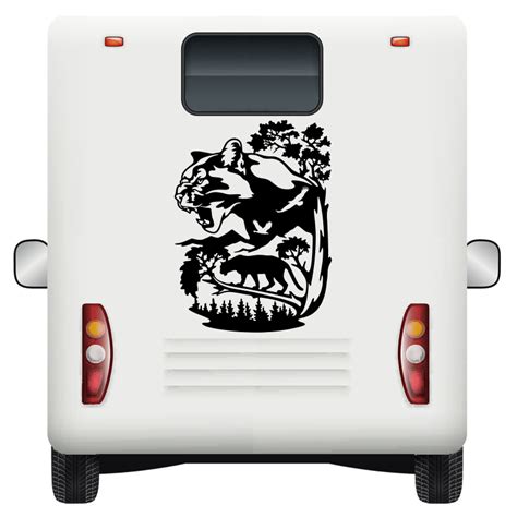 Impressive Wildlife Panther Car Sticker Decal