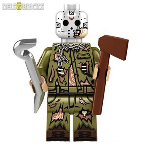 Jason Voorhees New Lego Horror Minifigures compatible building block toys Mini action figures ...