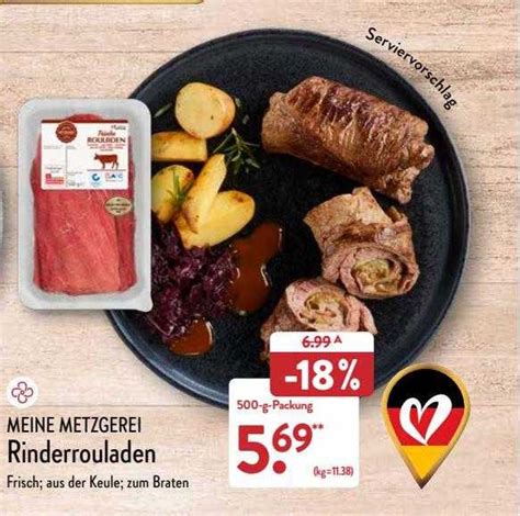 Meine Metzgerei Rinderrouladen Angebot Bei Aldi Nord Prospekte De