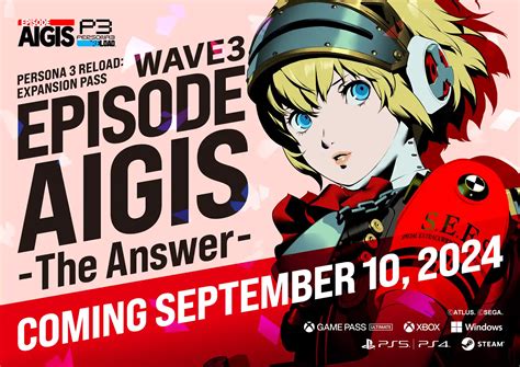 Persona Reload Episodio Aigis Revela La Fecha Del Lanzamiento Y Un