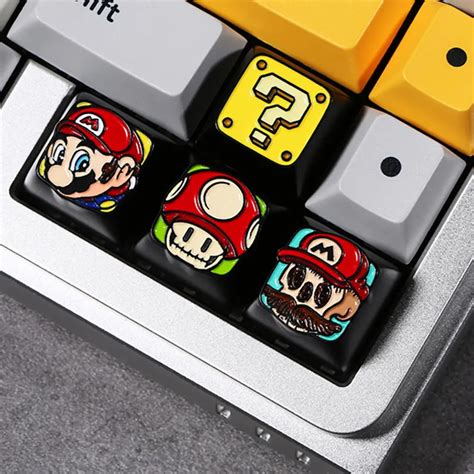 Alloy Mario Keycaps - Keycapor