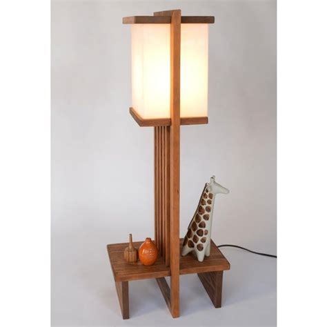 Vintage 1970s Frank Lloyd Wright Style American Mission Floor Lamp Chairish