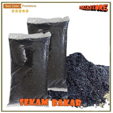 Jual Sekam Bakar Arang Sekam Kemasan 1 Pack Media Tanam Tanaman Hias