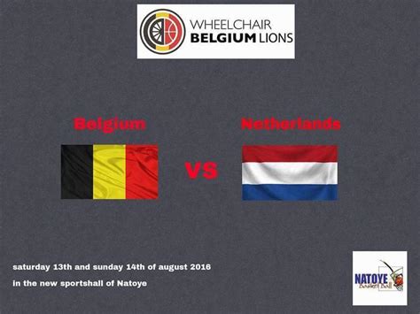 Belgium vs Netherlands 13/8/2016 | Wheelchair Belgium Lions